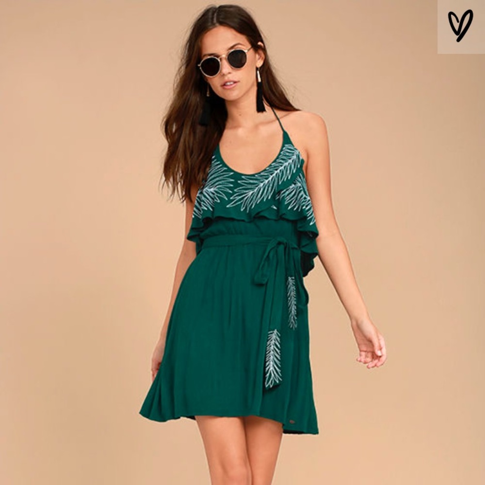 O’Neill x Natalie Off Duty Valerie Teal Dress